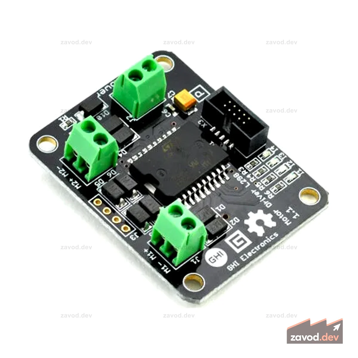 Модуль драйвера двигателя L298 — совместимость с .NET Gadgeteer