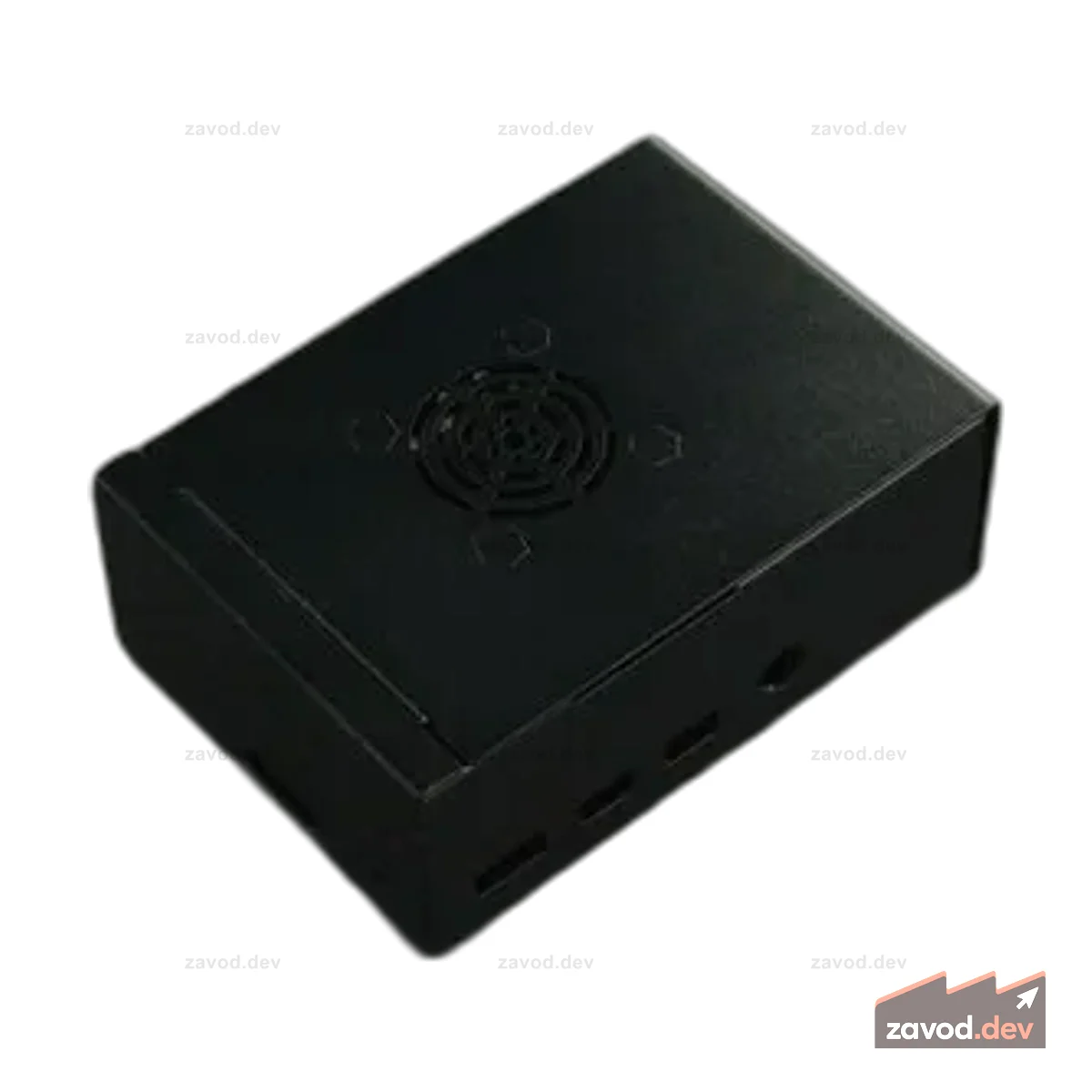 Металлический корпус с радиатором и вентилятором для Raspberry Pi 4 Model B