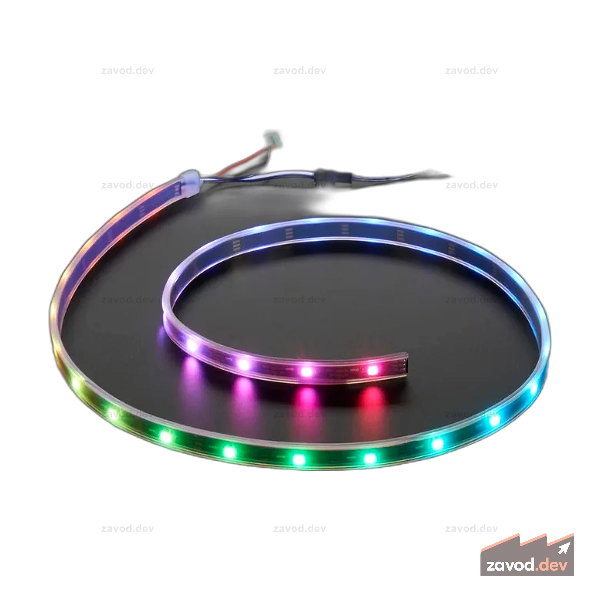 Стартовый пакет светодиодных лент Adafruit NeoPixel — 30 светодиодных метров — черный