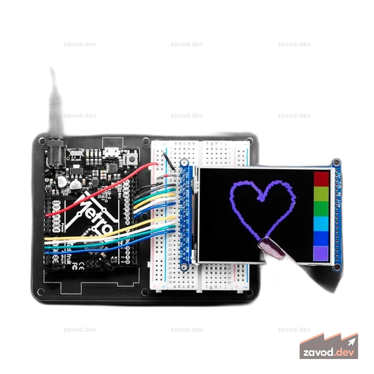 3,2-дюймовый TFT ЖК-дисплей с сенсорным экраном и разъемом MicroSD
