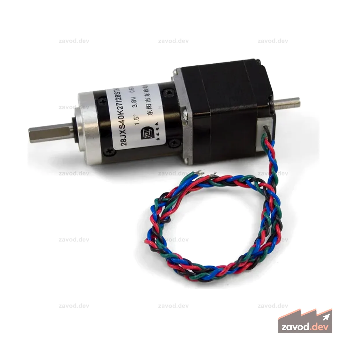 3321 - 28STH32 Биполярный шаговый двигатель NEMA-11 с коробкой передач 27:1