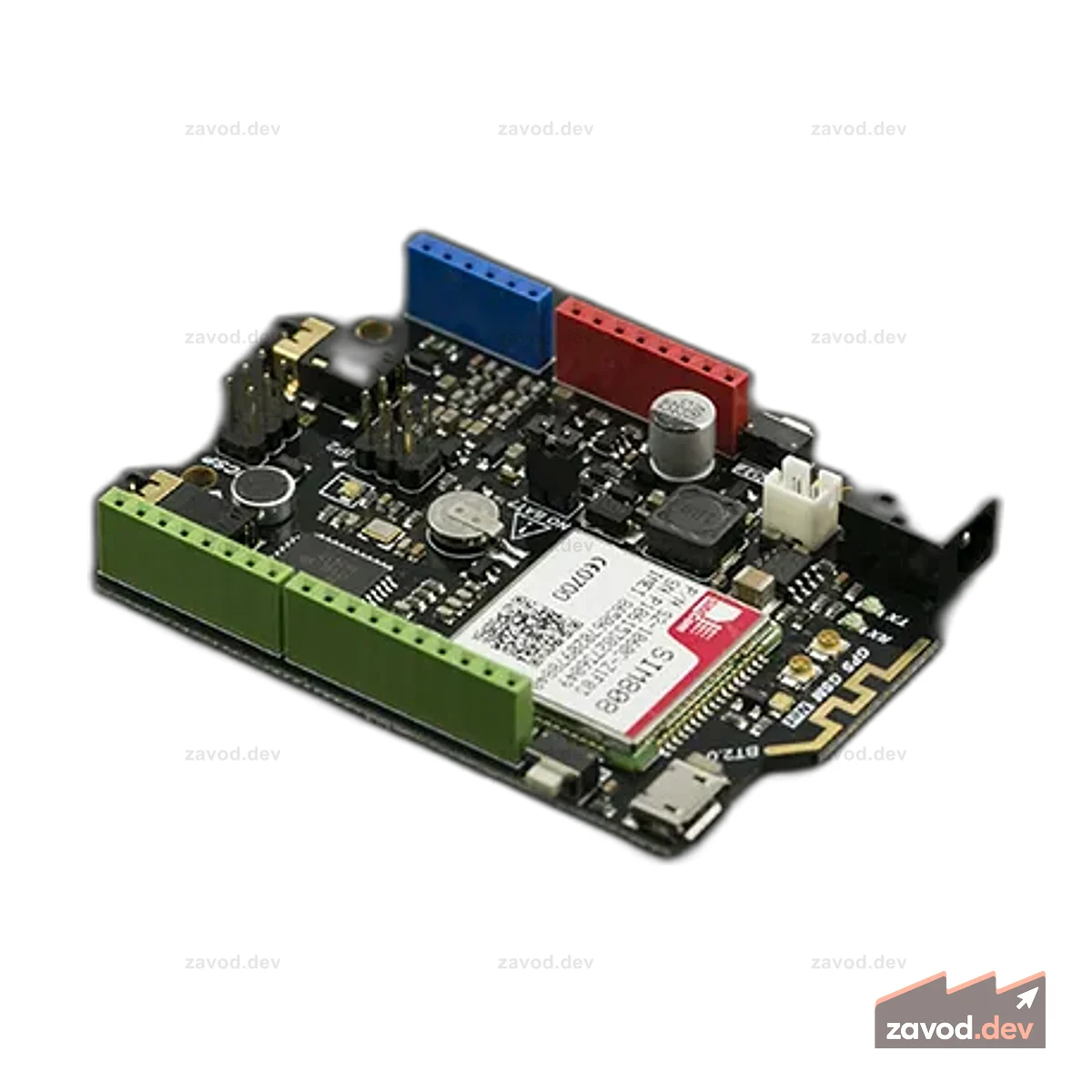 SIM808 GSM/GPRS/GPS IoT-плата (совместима с Arduino Leonardo) (Снято с производства)