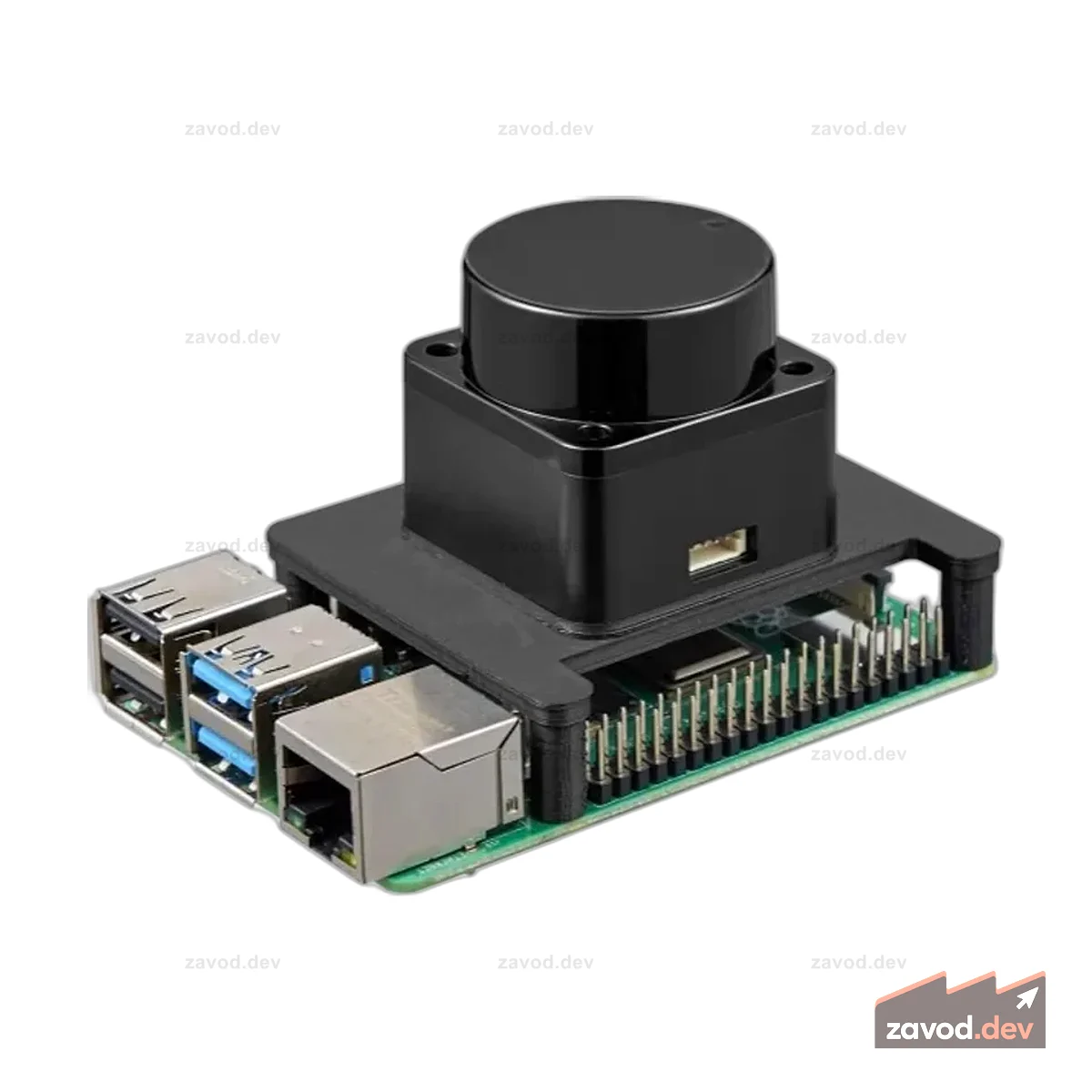 LiDAR LD06 с кронштейном, совместимый с Raspberry Pi, комплект компьютерной платы Jetson nano