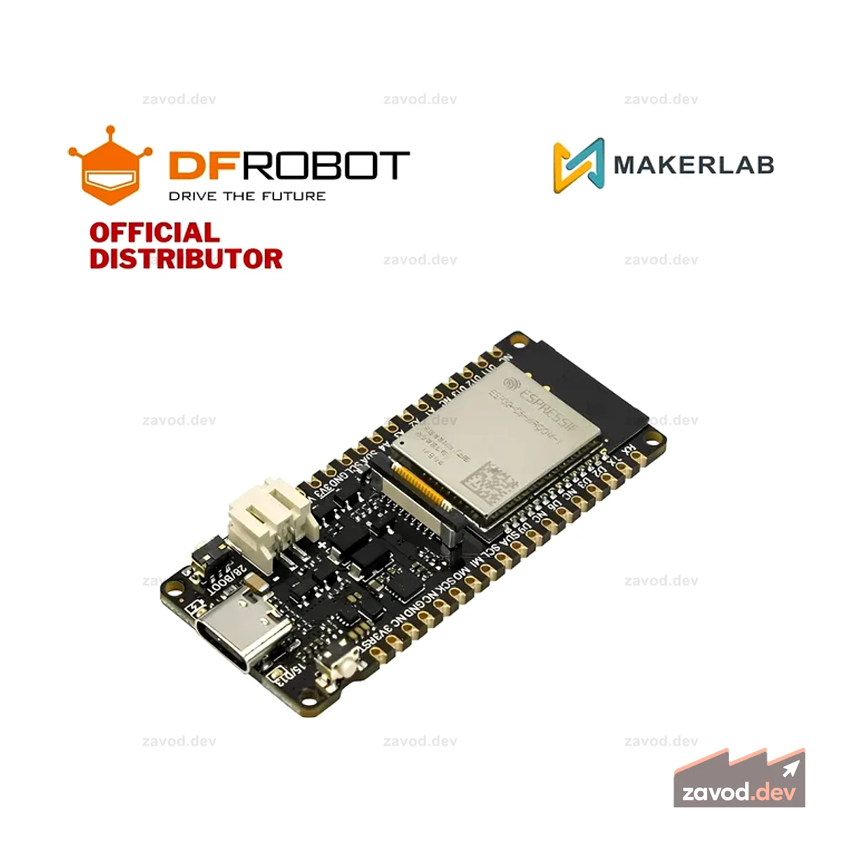 DFRobot FireBeetle 2 ESP32-C5 Плата для разработки IoT (2,4/5 ГГц Wi-Fi 6, солнечная зарядка, домашний помощник)