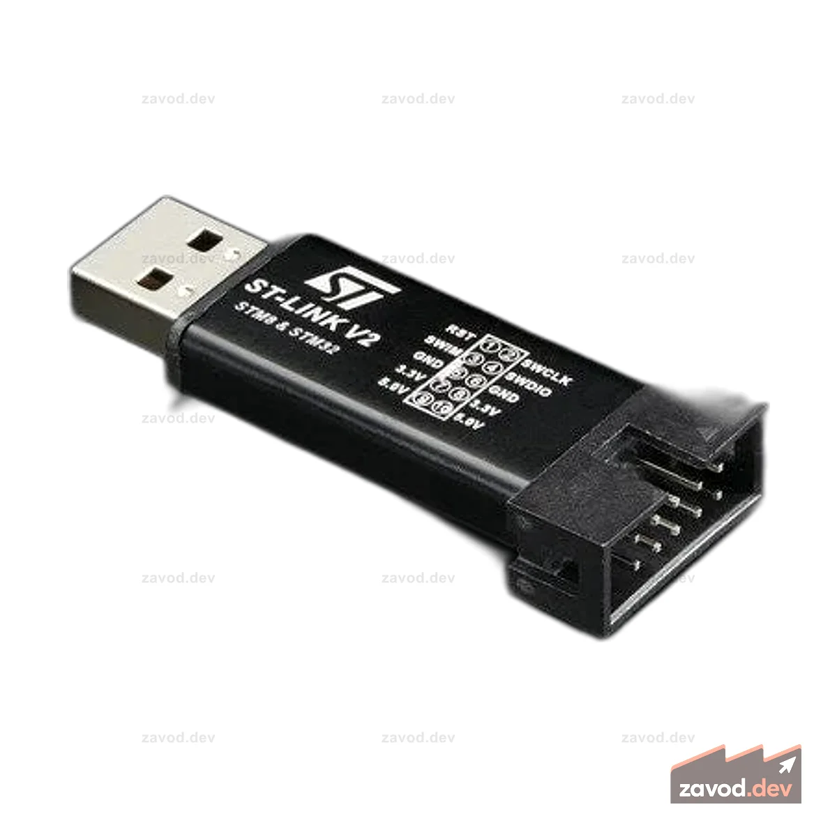 Программатор и эмулятор ST-Link STM8/STM32 v2