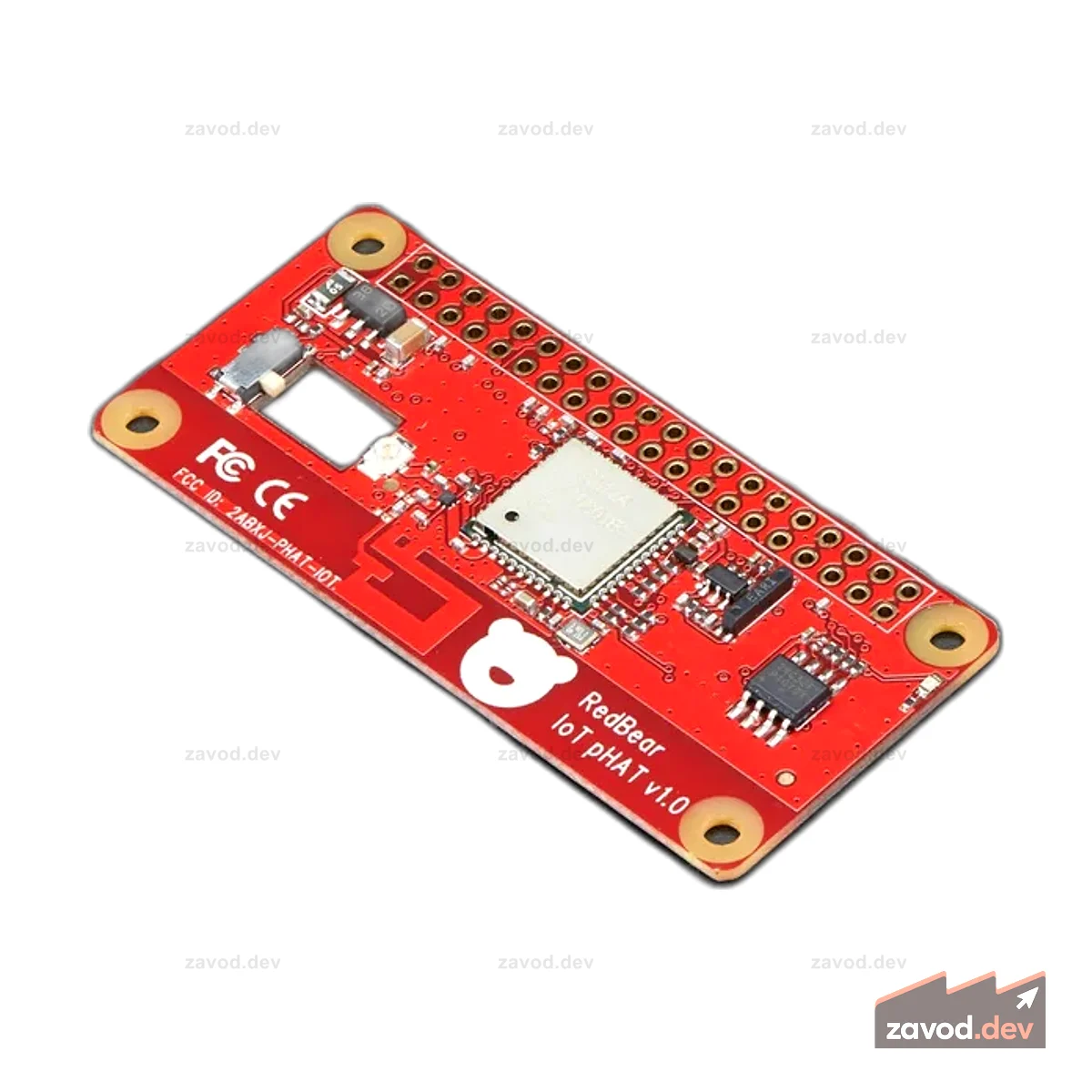Red Bear IoT pHAT для Raspberry Pi - WiFi + BTLE - в разобранном виде