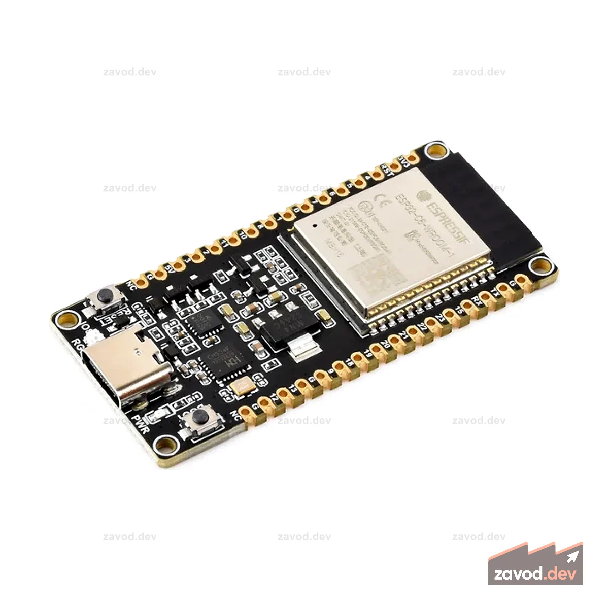 ESP32-C6 Макетная плата WiFi 6 — 160 МГц, поддержка USB и UART
