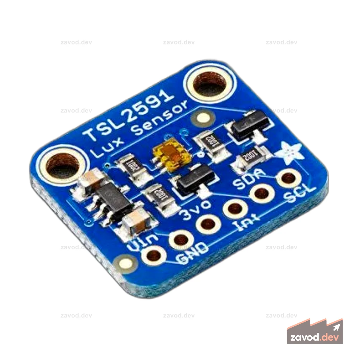 Adafruit TSL2591 Цифровой датчик освещенности с широким динамическим диапазоном | Код: 1980