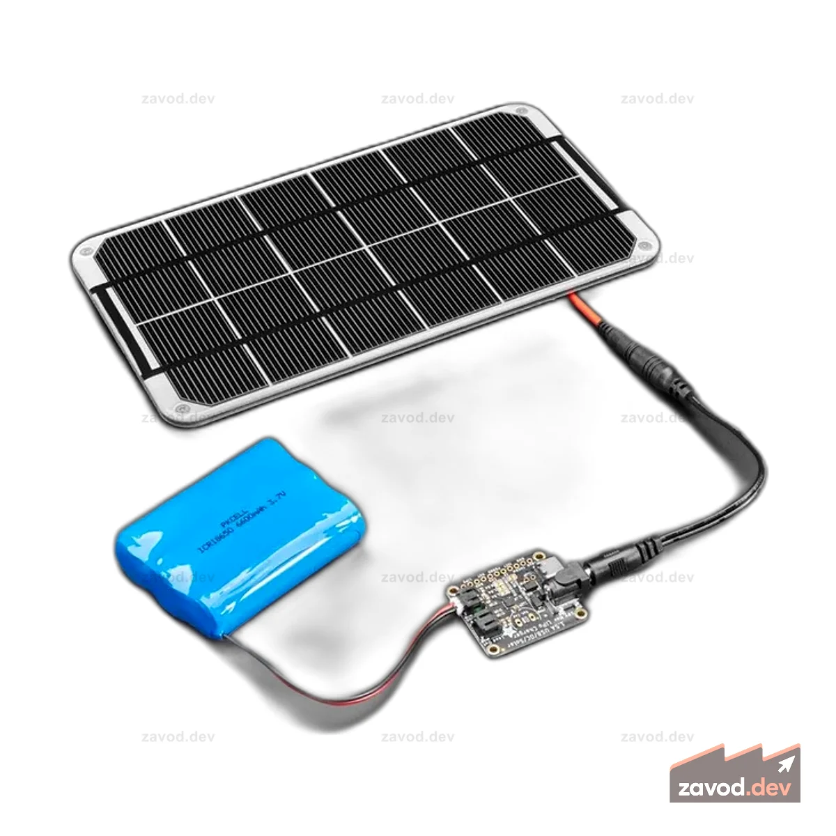 Adafruit Универсальное зарядное устройство USB/DC/Солнечное литий-ионное/полимерное зарядное устройство - bq24074