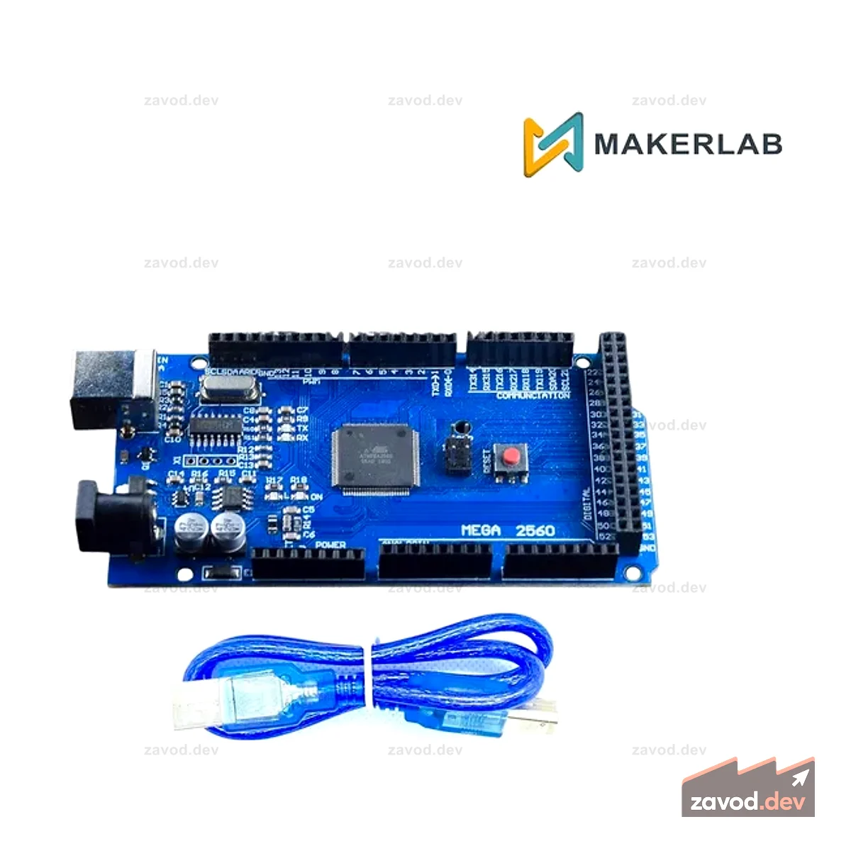 Mega ATmega2560-16AU R3 CH340G на базе Arduino® с кабелем