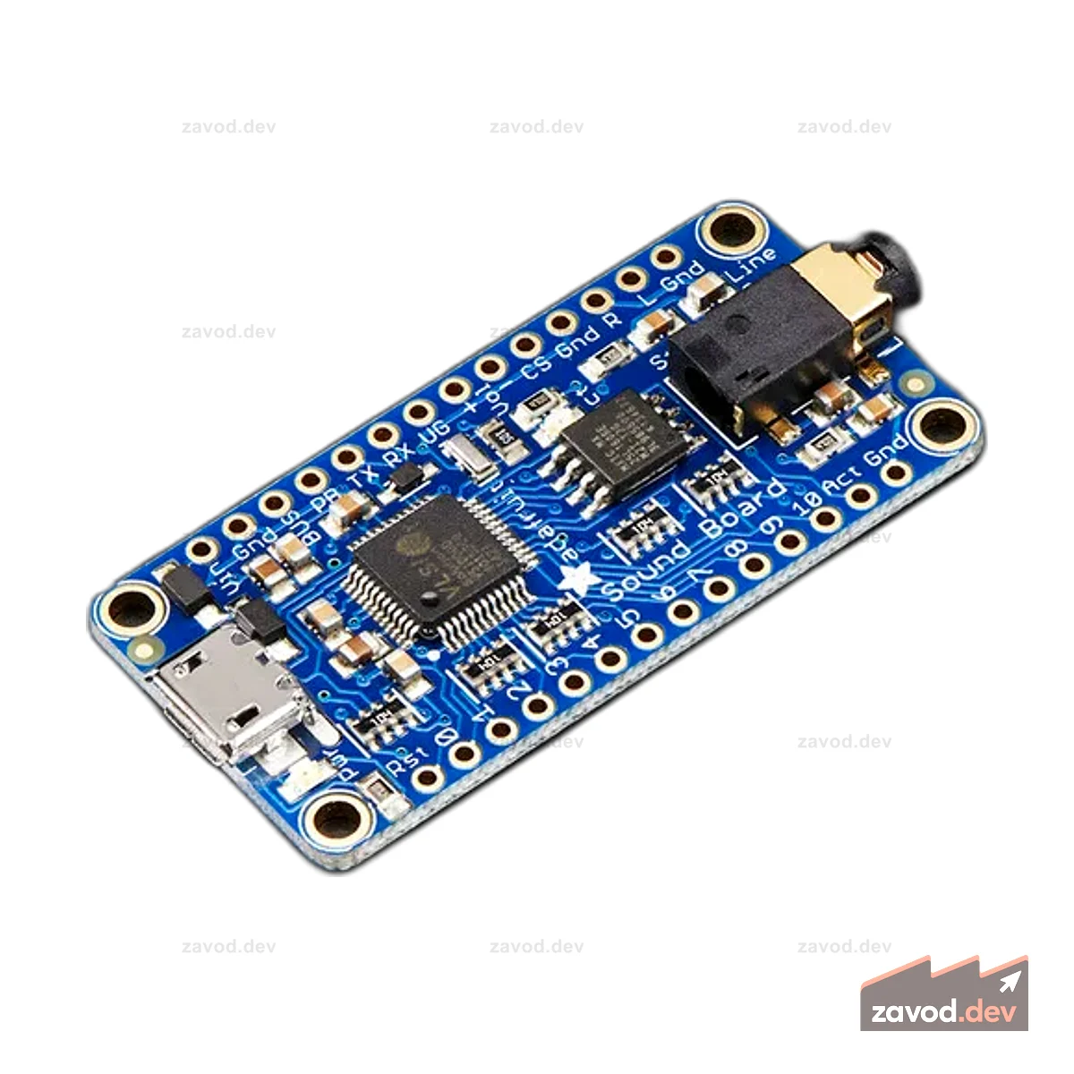 Звуковая плата Adafruit Audio FX — триггер WAV/OGG с флэш-памятью 2 МБ