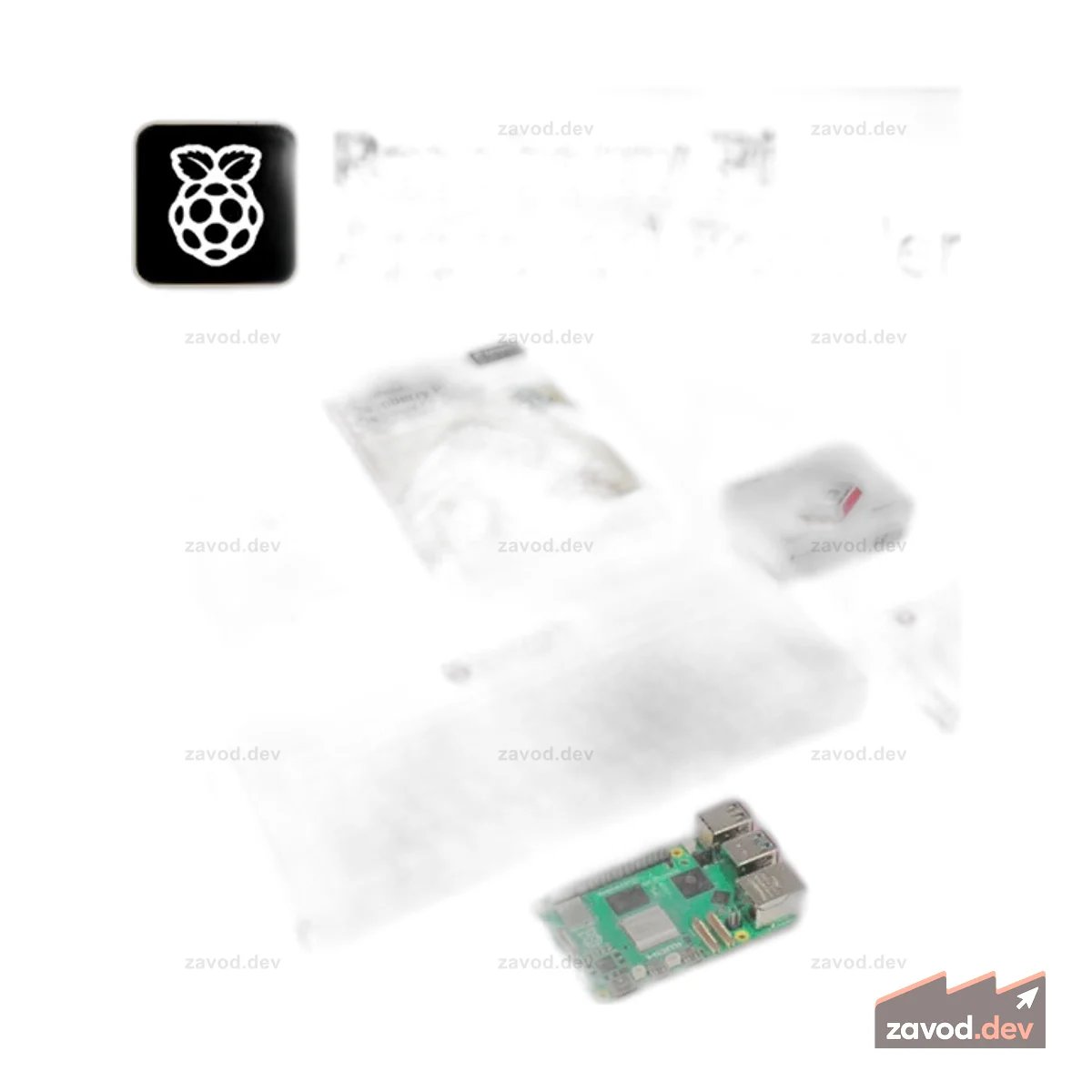 Настольный комплект Pakronics® Raspberry Pi® 5, 16 ГБ