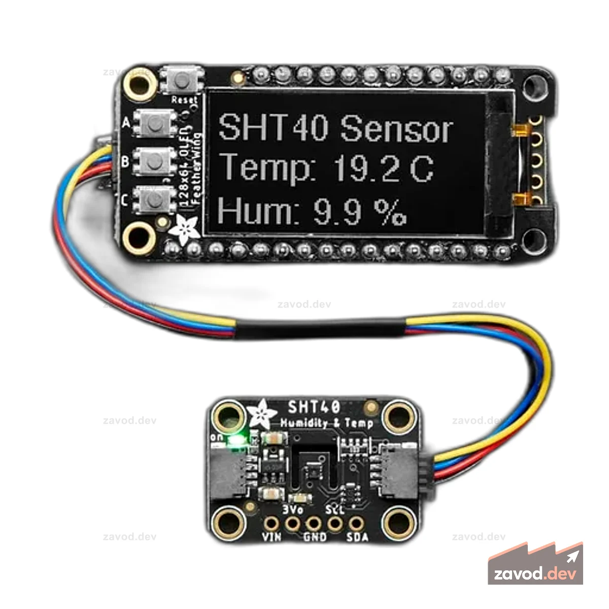 Adafruit Sensirion SHT40 Датчик температуры и влажности STEMMA QT / Qwiic