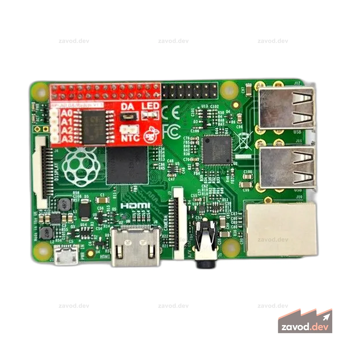 Плата расширения Raspberry Pi B&A+&B+&2 AD&DA