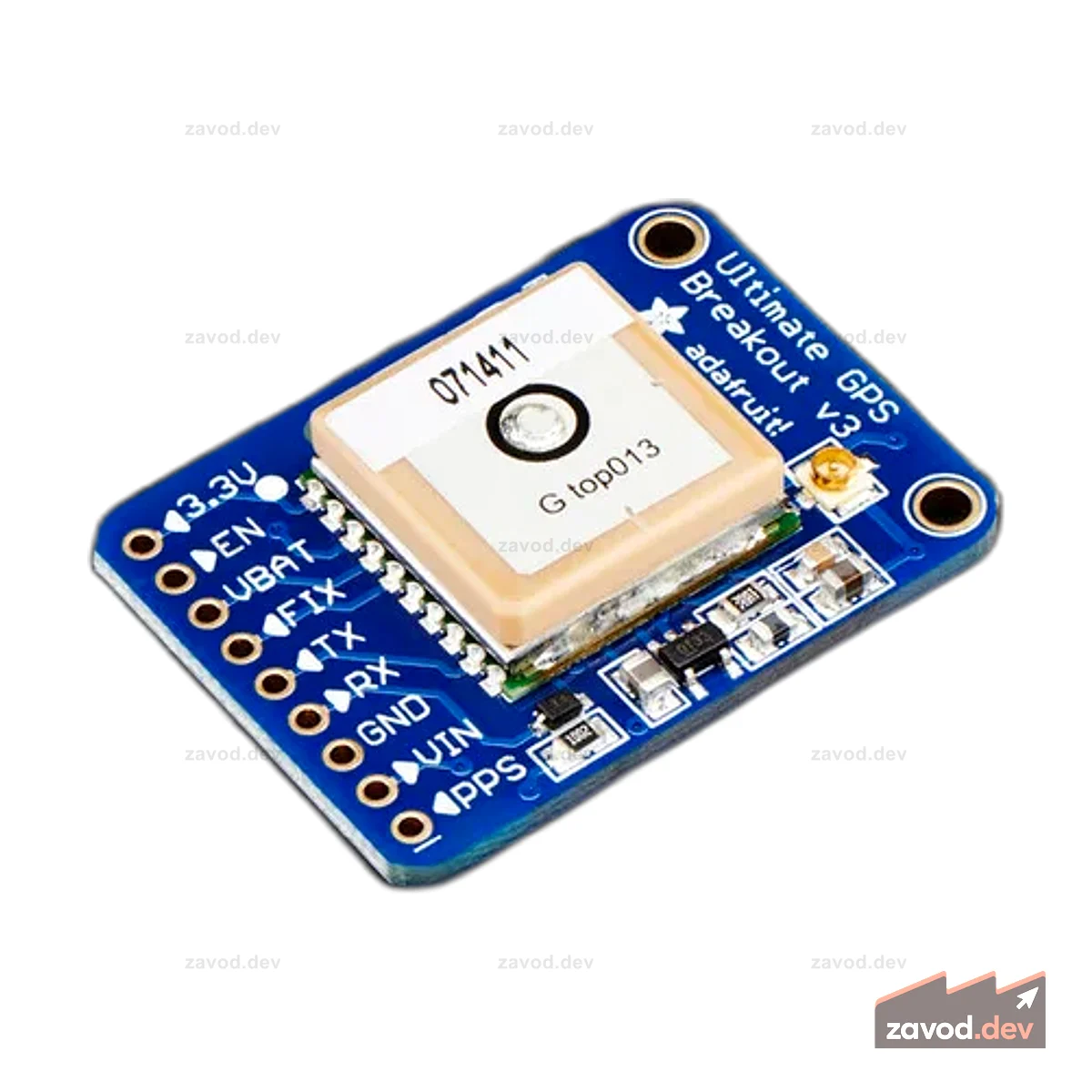 Adafruit Ultimate GPS Breakout — 66 каналов с обновлениями 10 Гц — версия 3
