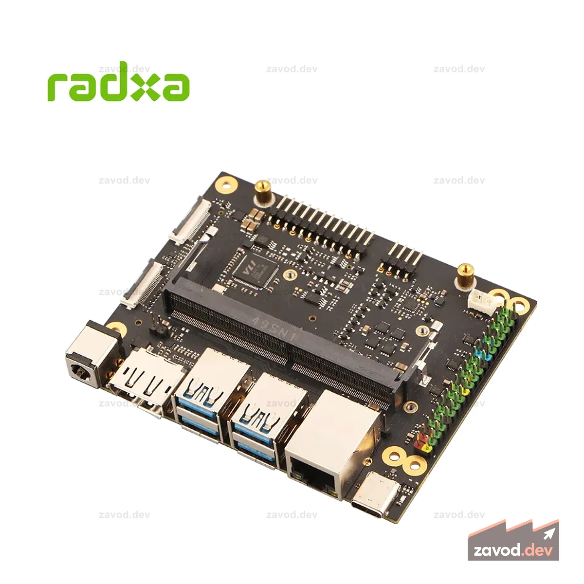 Radxa C200 — прикладная плата для модулей Jetson Orin NX