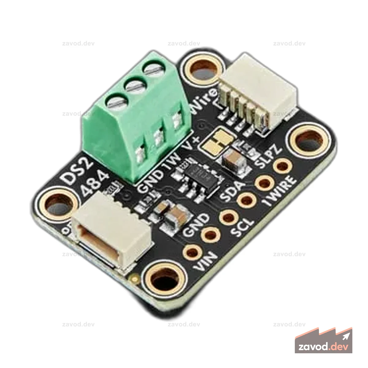 Adafruit DS2484 Разводка адаптера шины I2C на 1-проводную шину