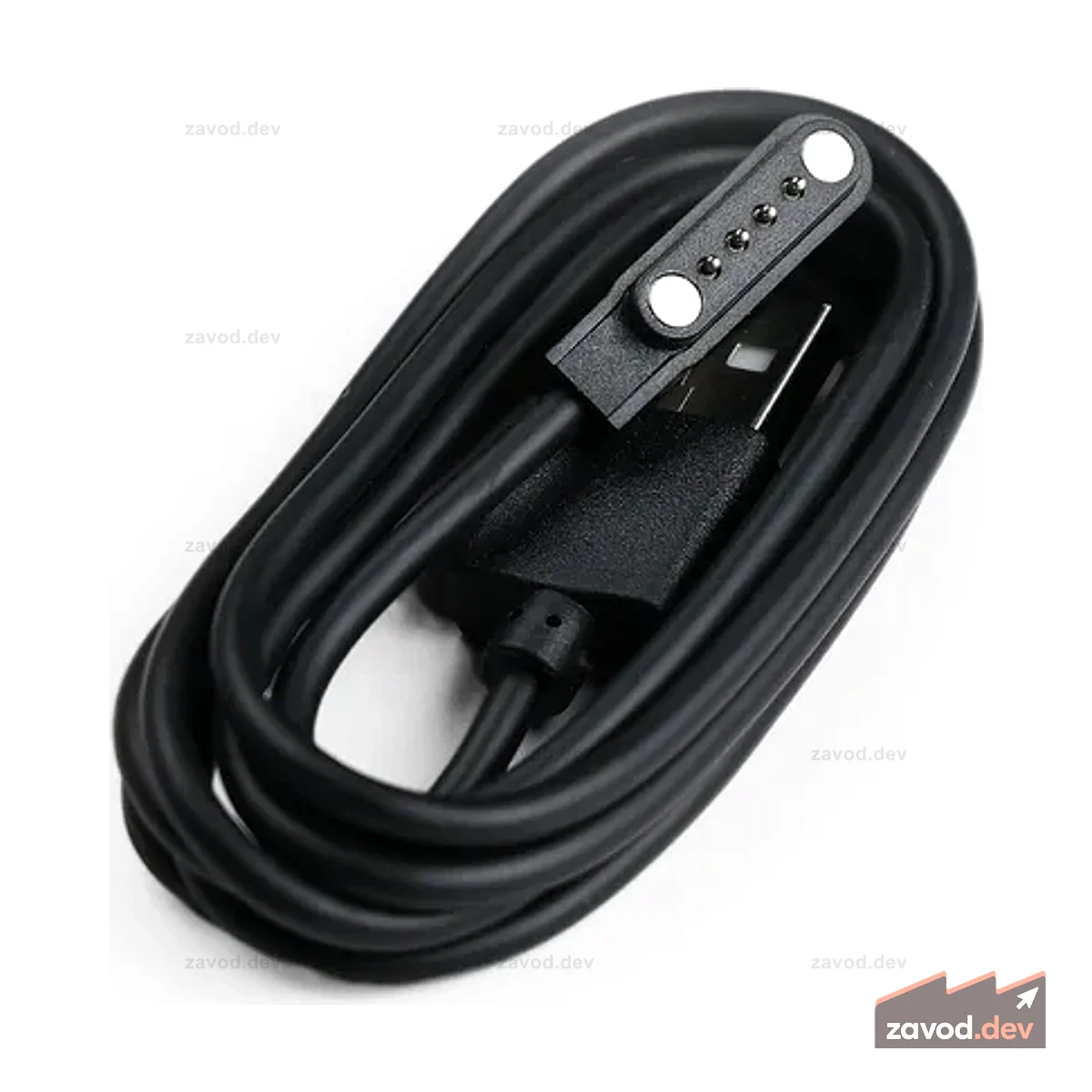 SenseCAP T1000 Магнитный USB-кабель для зарядки типа A на 4 контакта - черный, 1000 мм
