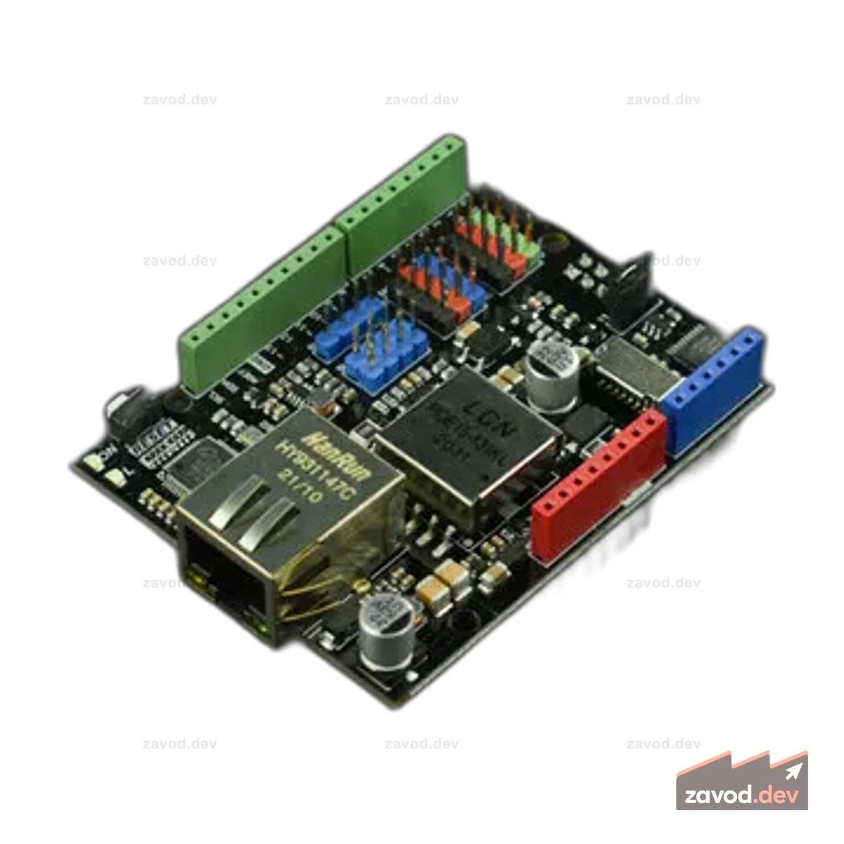 Ethernet и PoE Shield для Arduino - чипсет W5500