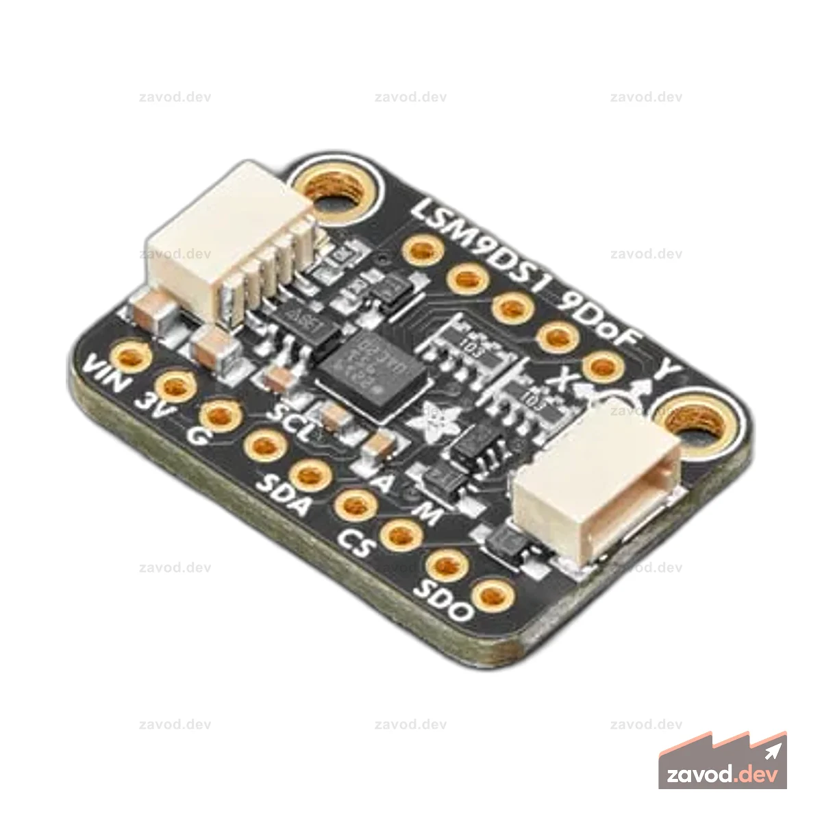 Коммутационная плата Adafruit 9-DOF LSM9DS1 — STEMMA QT / Qwiic