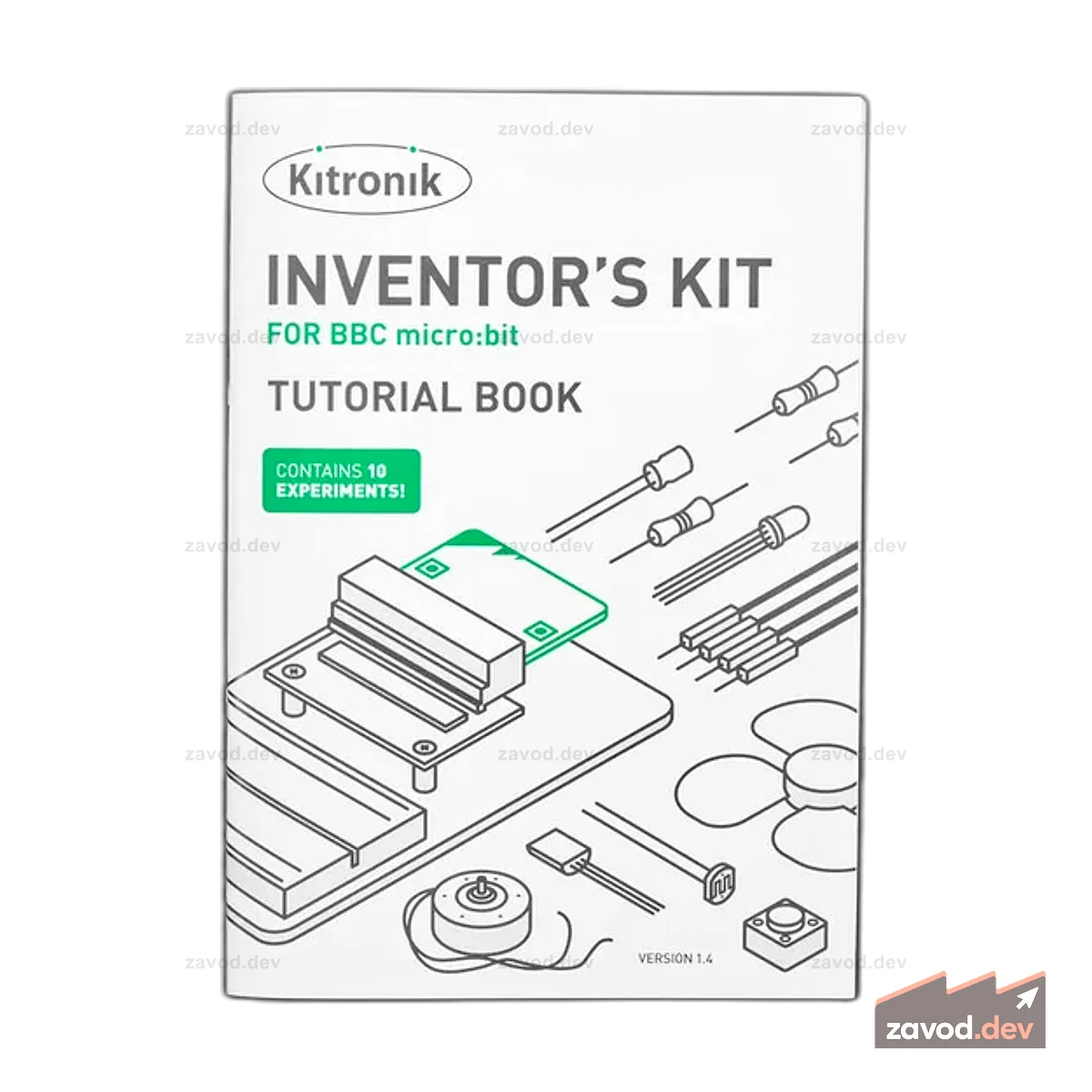 Kitronik Inventor's Kit для BBC micro:bit micro:bit в комплект не входит