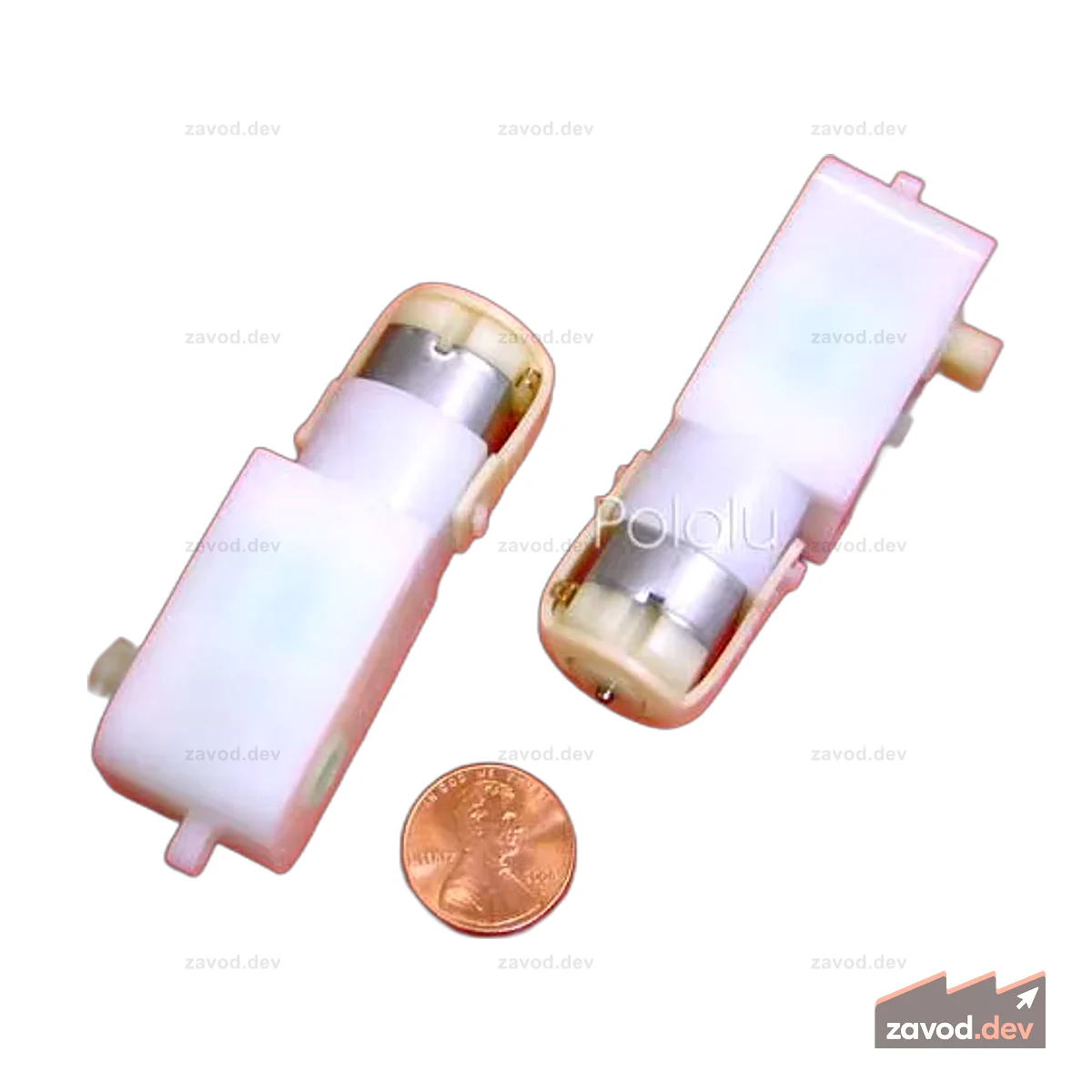 Solarbotics GM9 143:1 Мотор-редуктор 90 град. Выход
