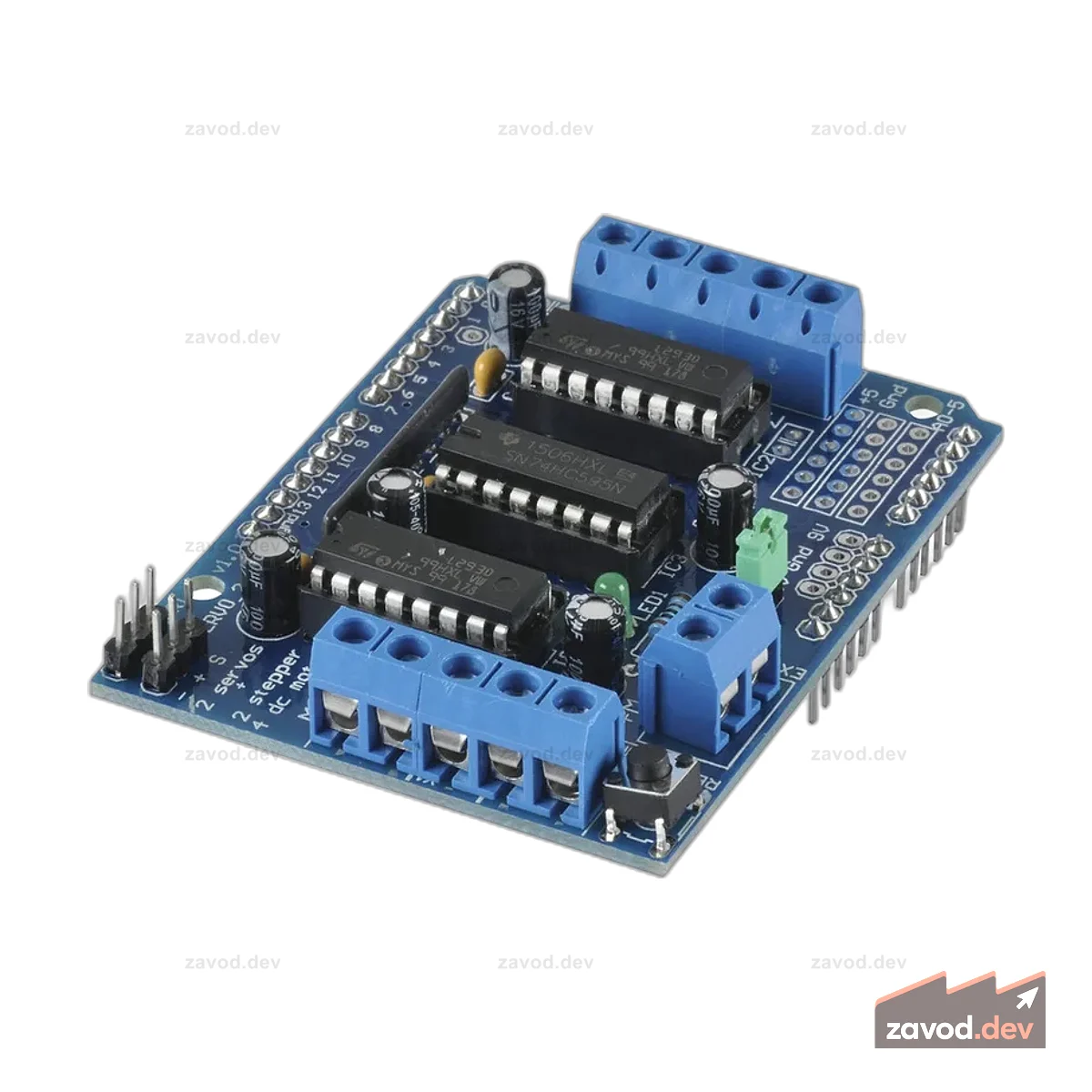 Arduino-совместимый модуль сервоконтроллера двигателя