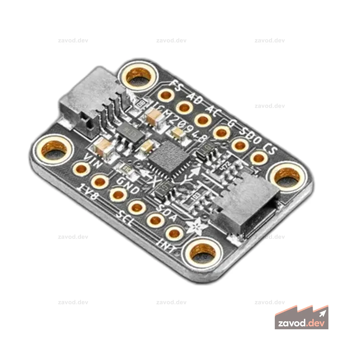 Adafruit TDK InvenSense ICM-20948 IMU с 9 степенями свободы (обновление MPU-9250) — STEMMA QT / Qwiic