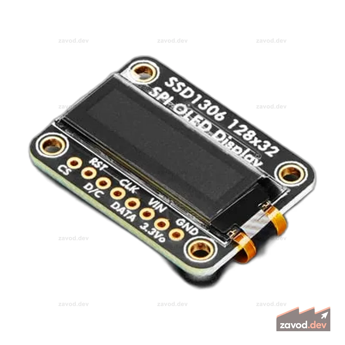 Монохромный графический OLED-дисплей SPI 128x32