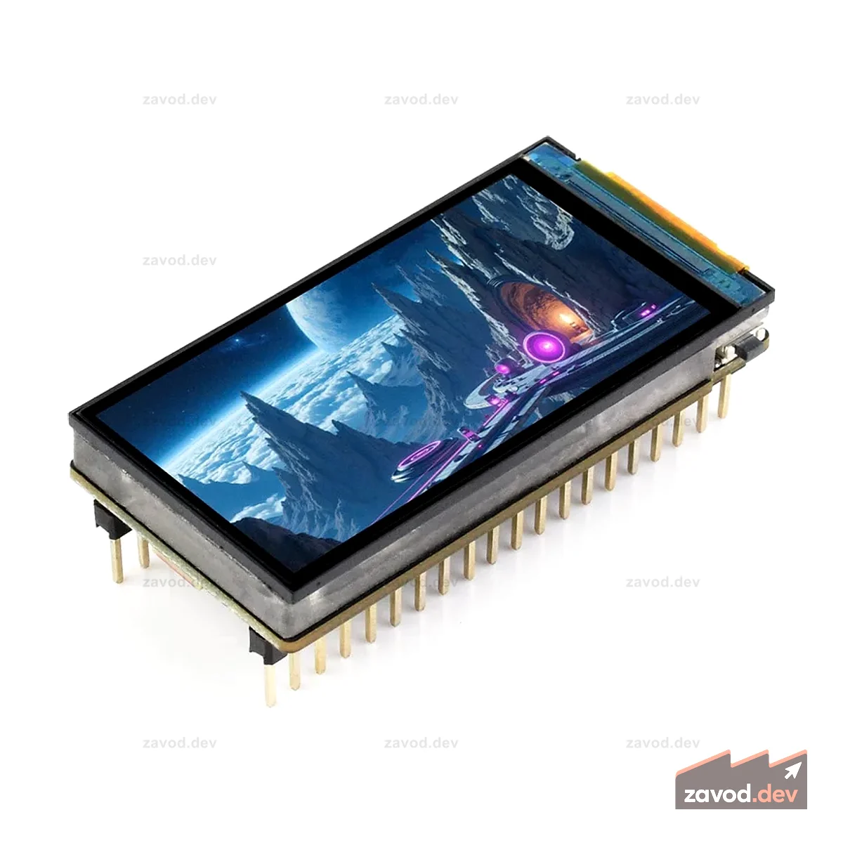 ESP32-C6 Плата разработки с дисплеем 1,9 дюйма и IMU
