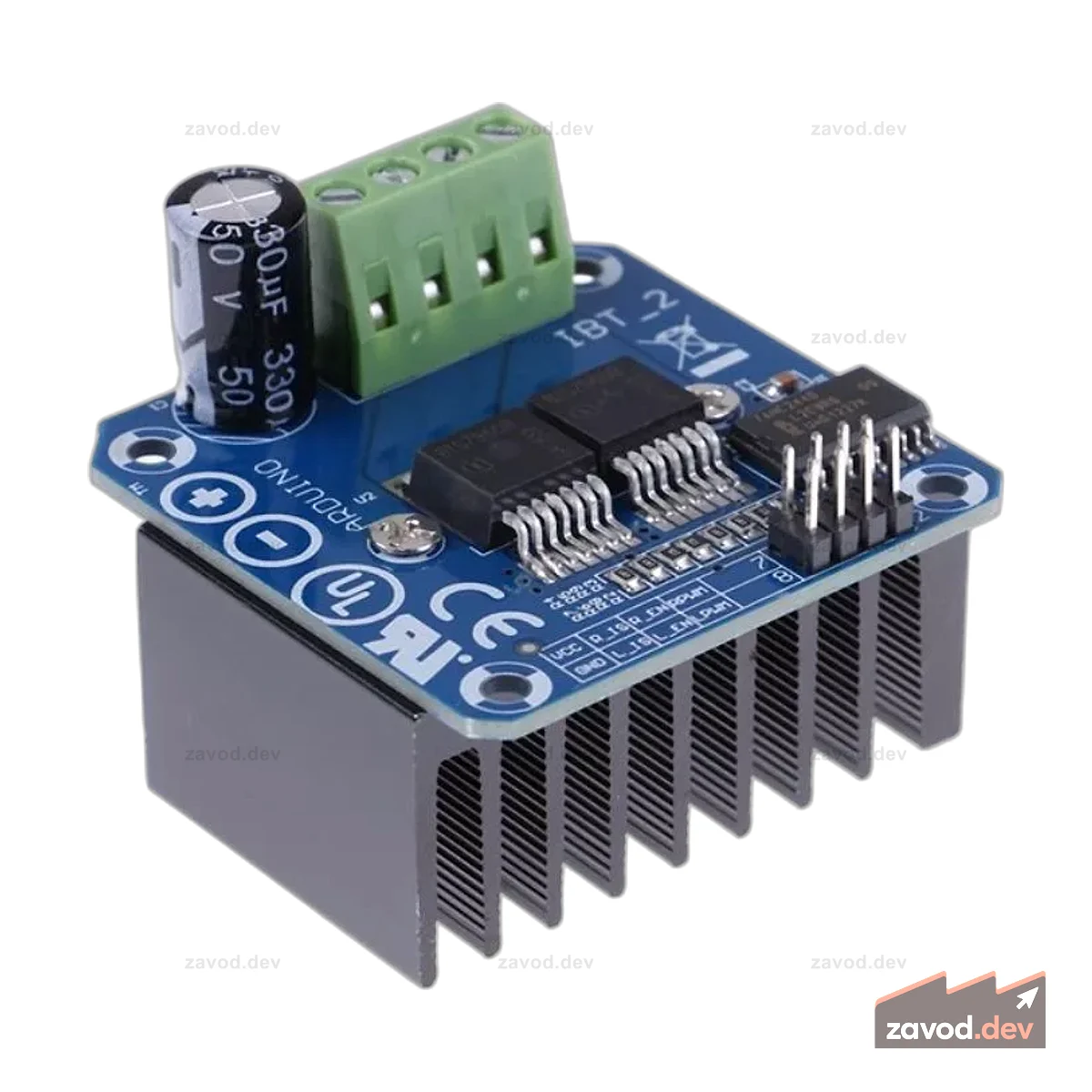 BTS7960B 43A Драйвер двигателя с H-мостом