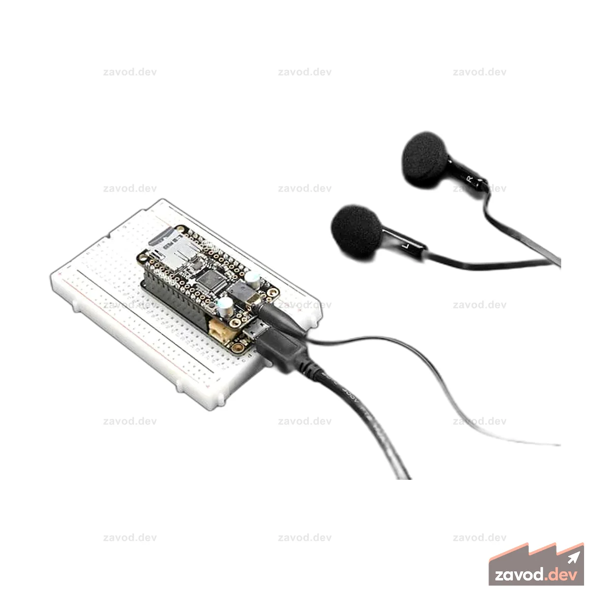 Adafruit Music Maker FeatherWing - синтезаторный MIDI-плеер MP3 OGG WAV