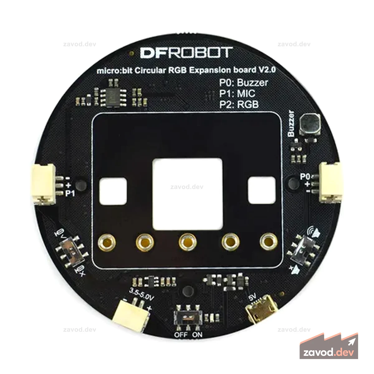 micro: Плата расширения круглой светодиодной RGB-подсветки