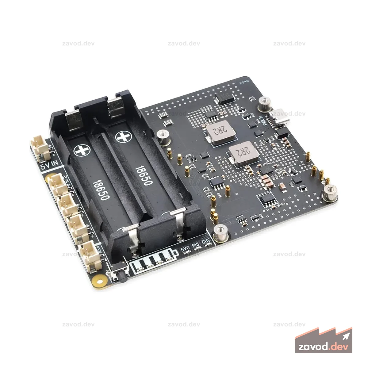 SupTronics X1201 2-Cell 18650 ИБП для Raspberry Pi 5