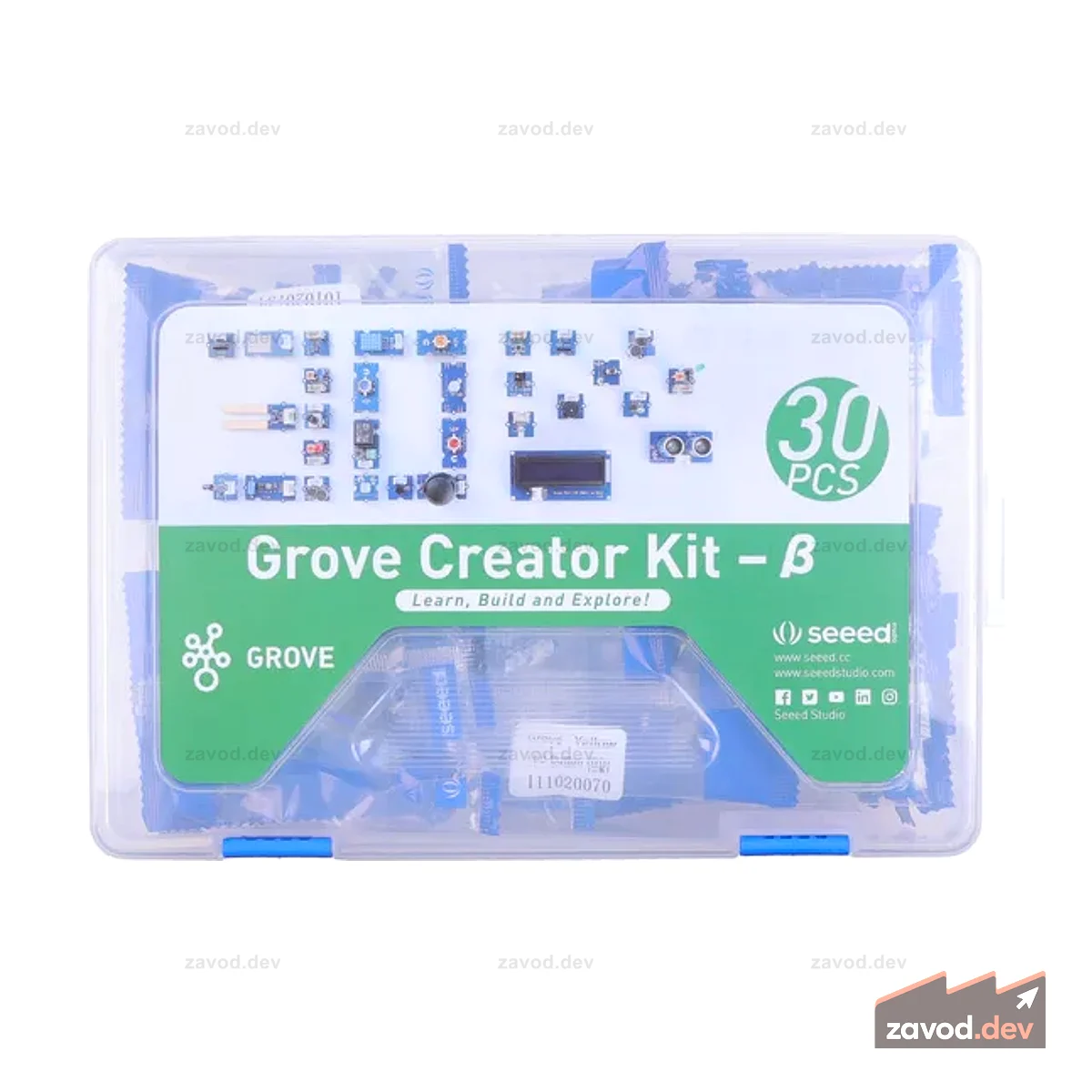 Grove Creator Kit — β — 30 функциональных модулей Grove в одной коробке, экономичные, бесплатные и подробные руководства, удобные для начинающих, помощник в работе над проектами
Бета-версия Grove Creator Kit