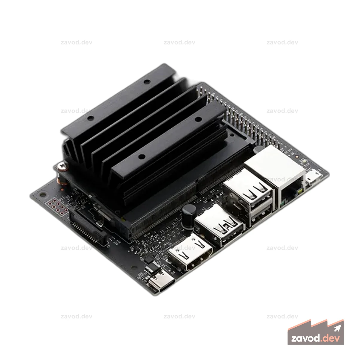 Комплект разработчика NVIDIA® Jetson Nano™ 2 ГБ без беспроводного адаптера 802.11ac (снято с производства)