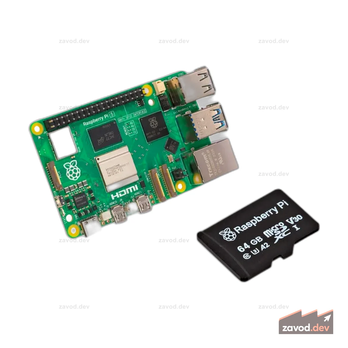 Стартовый комплект Pakronics® Raspberry Pi® 5 8 ГБ (белый)