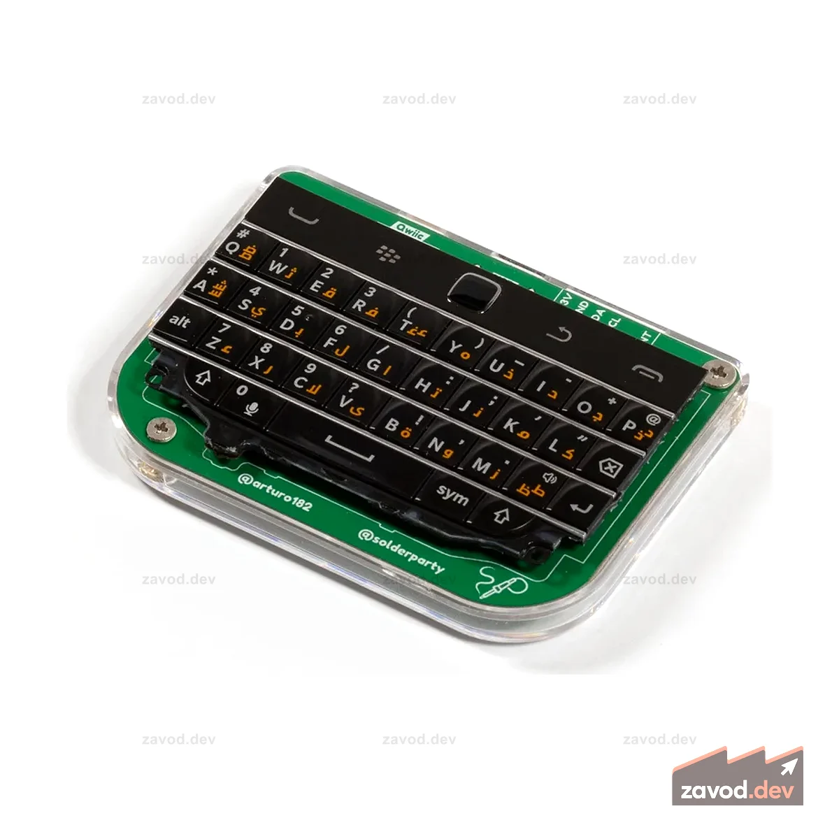 BB Q20 Клавиатура с трекпадом, USB/I2C/PMOD