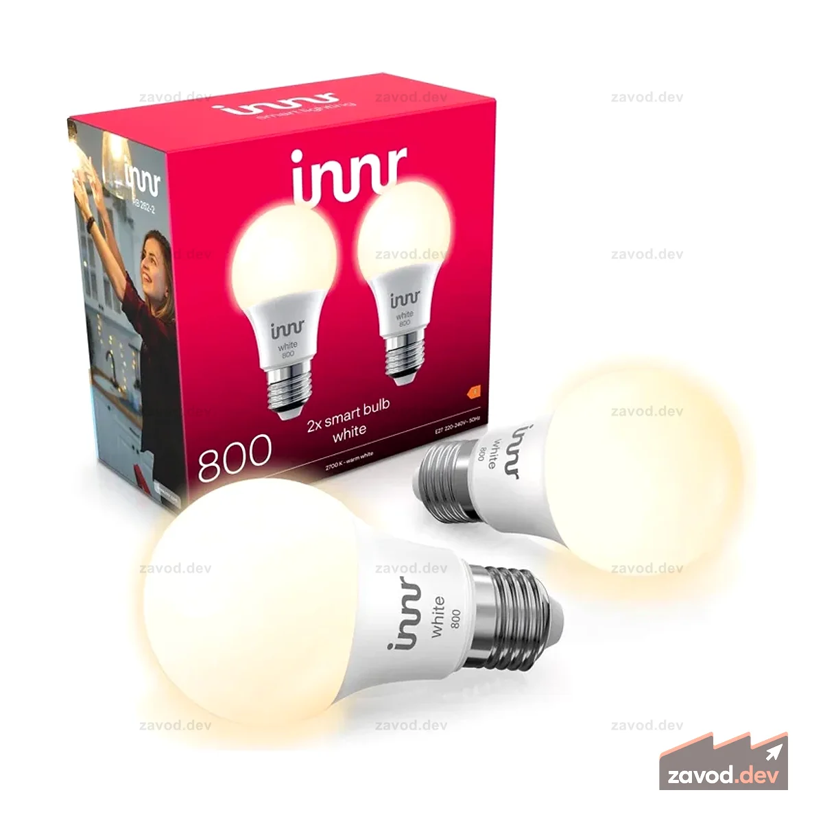Лампы Innr Zigbee E27, 2 шт.