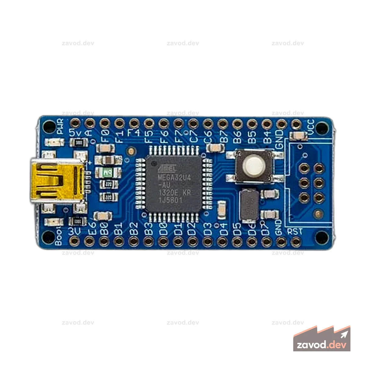 Коммутационная плата Atmega32u4