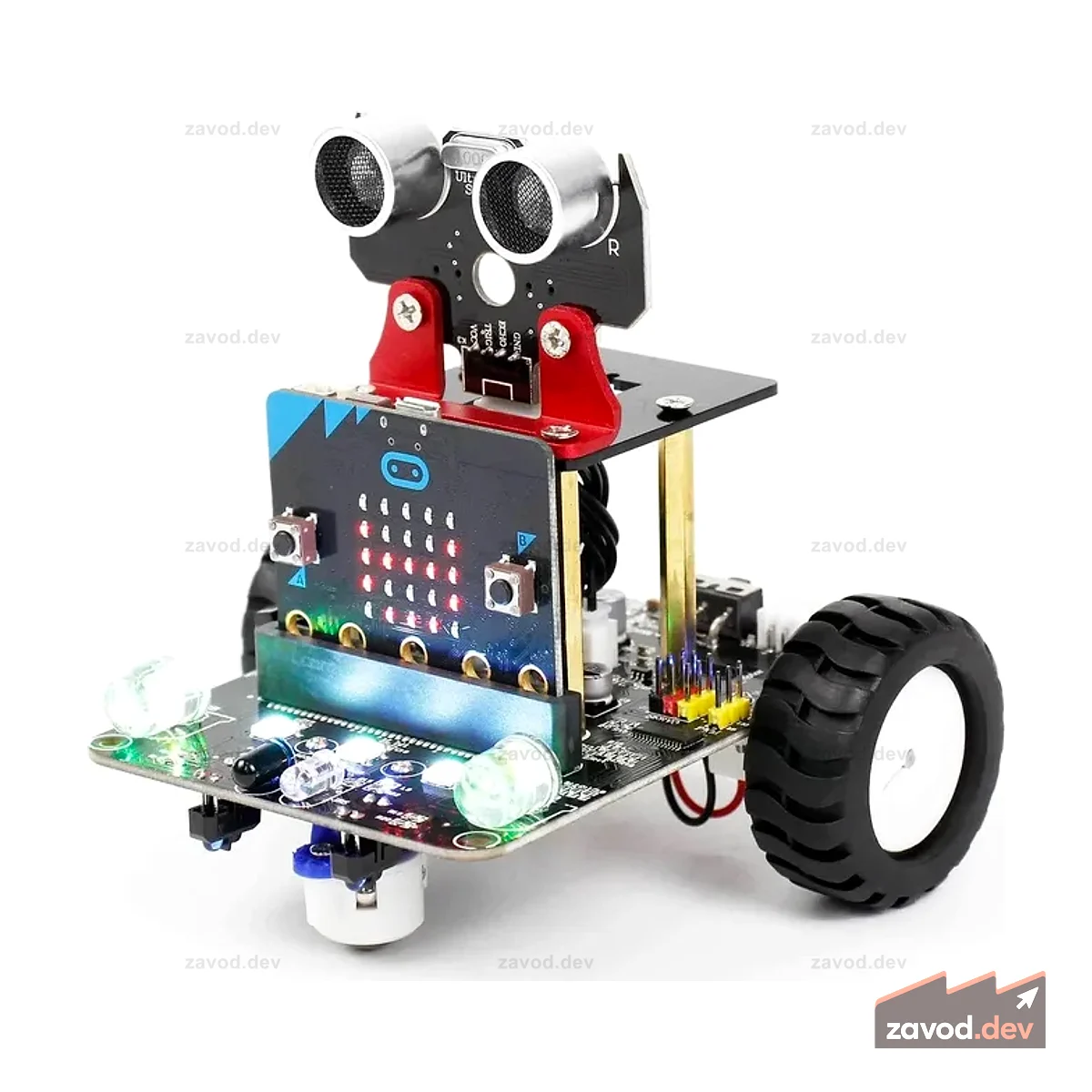 Умный автомобильный робот-битбот Micro:bit с ИК-портом и приложением для Micro:bit V2/V1.5