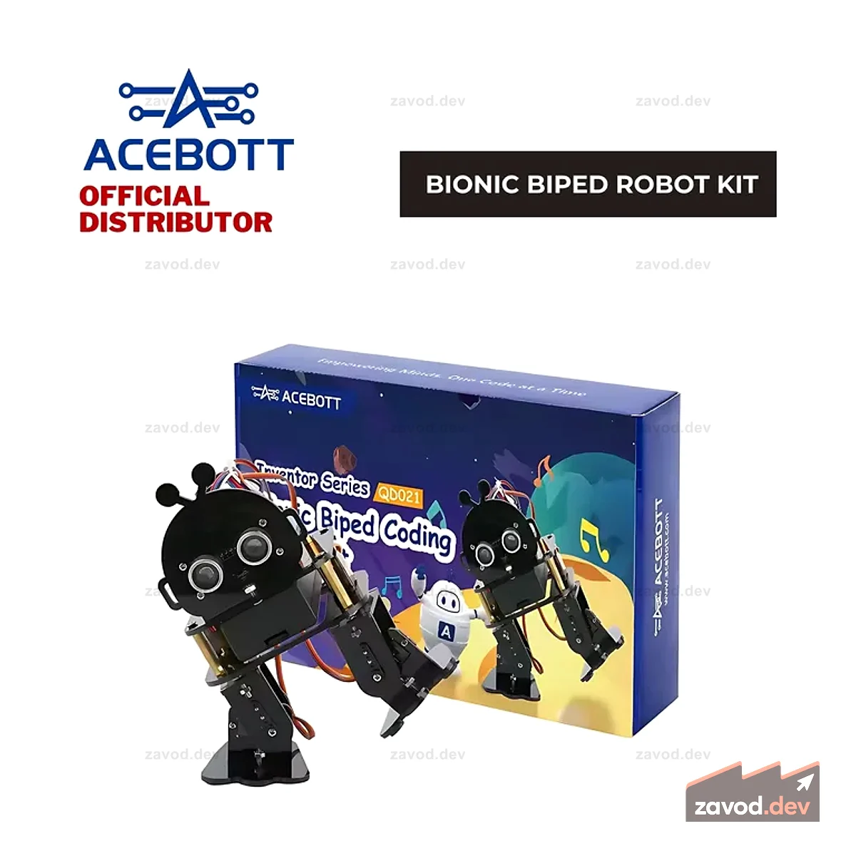 Комплект двуногого робота ACEBOTT ESP32 Bionic