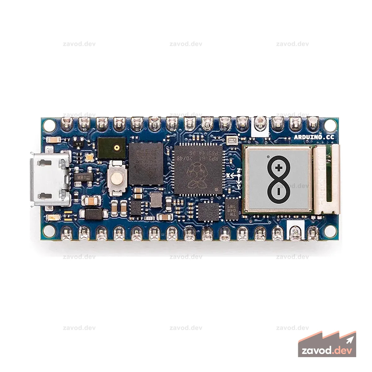 Arduino Nano RP2040 Connect с разъемами
