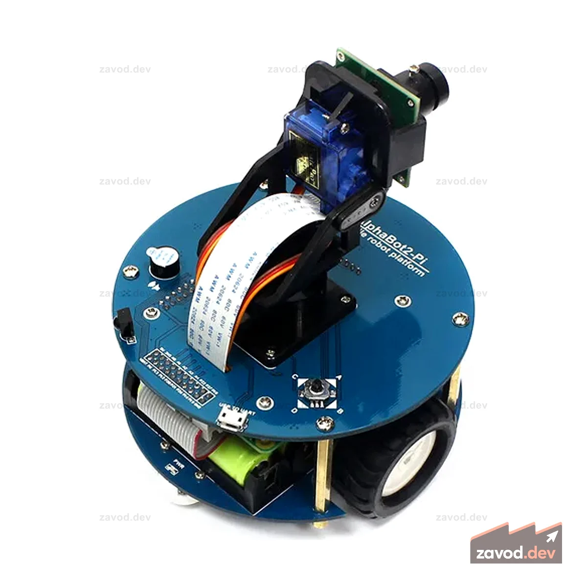 Комплект для сборки робота AlphaBot2 для Raspberry Pi 3 Model B (без Pi)