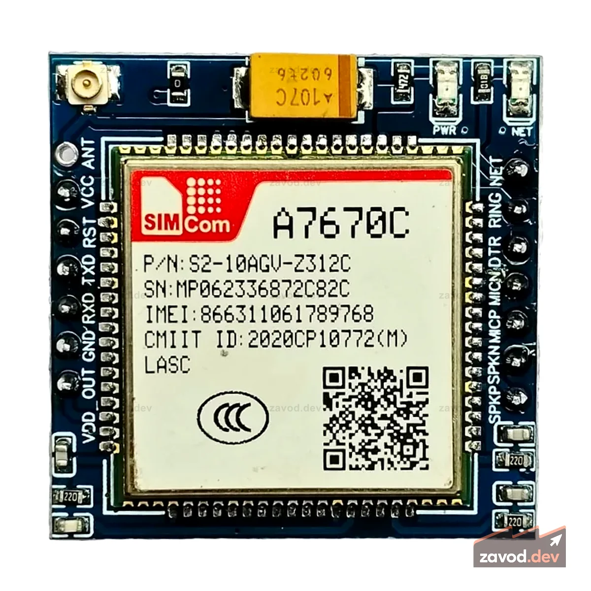 Коммутационная плата A7670C GSM 4G — ADIY