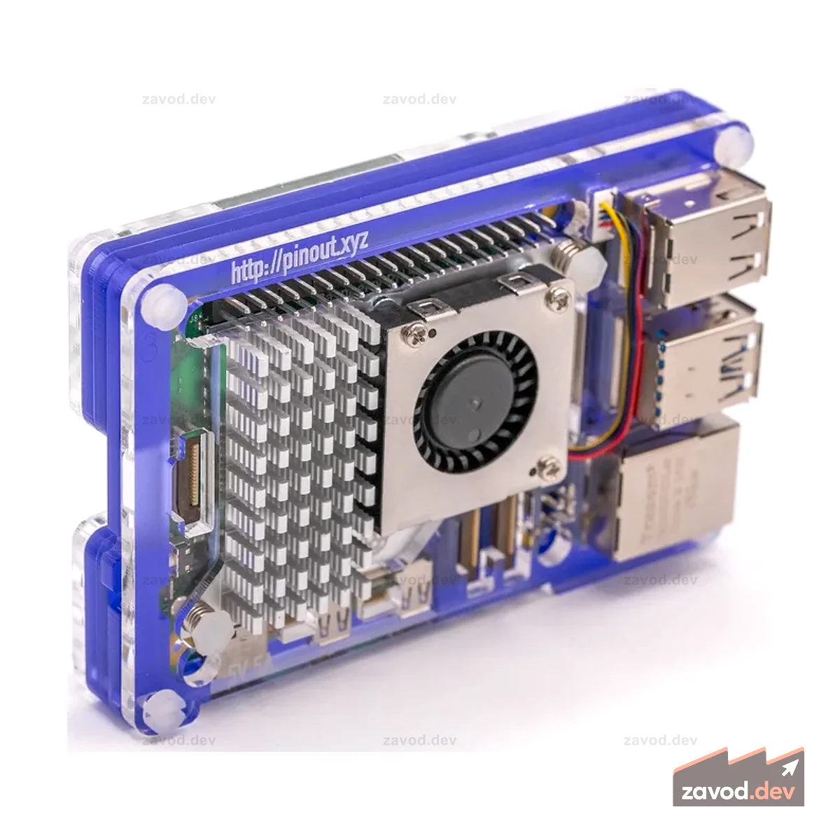 Pibow Coupe 5 (Чехол для Raspberry Pi 5)
