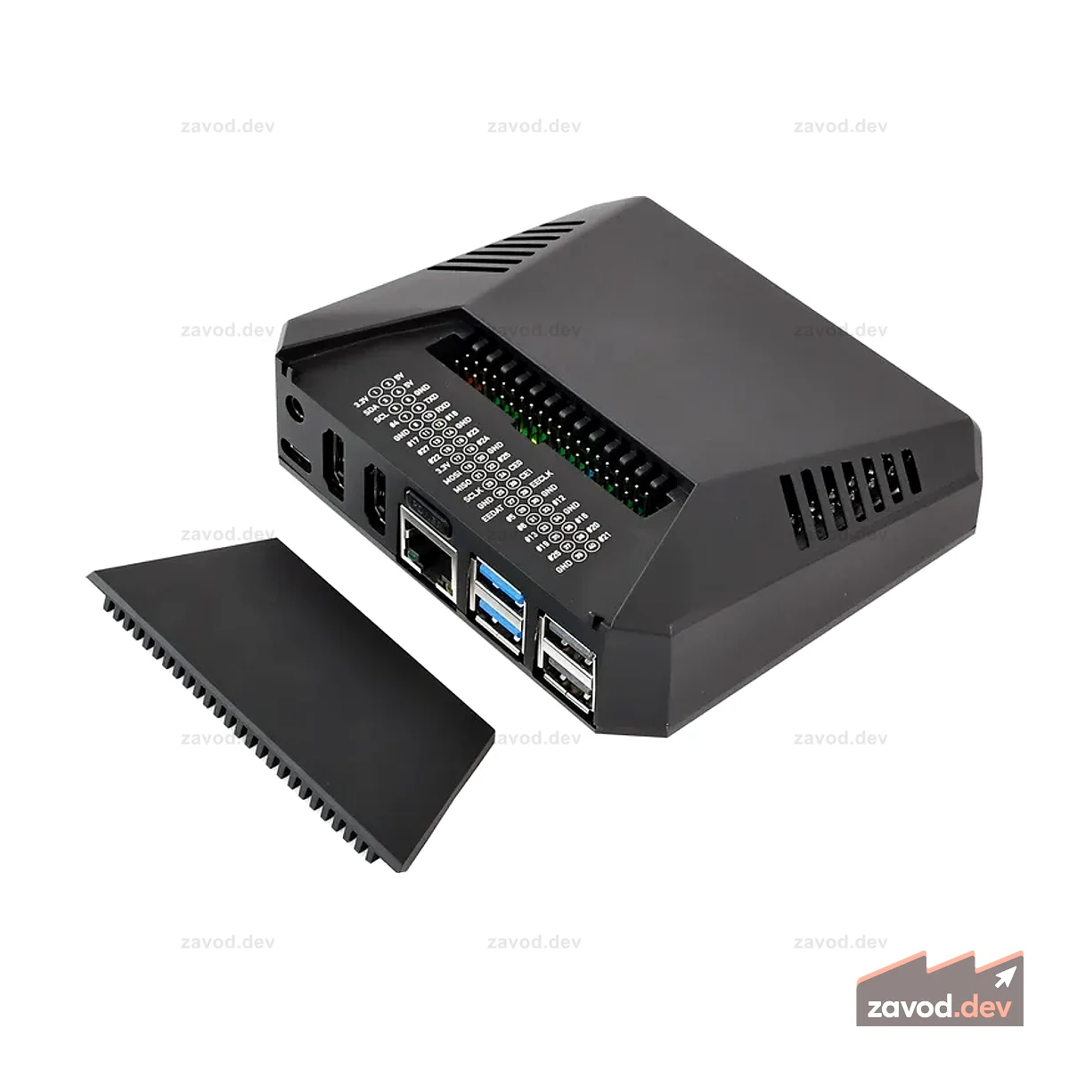 Корпус Argon ONE V3 для Raspberry Pi 5 с охлаждающим вентилятором PWM