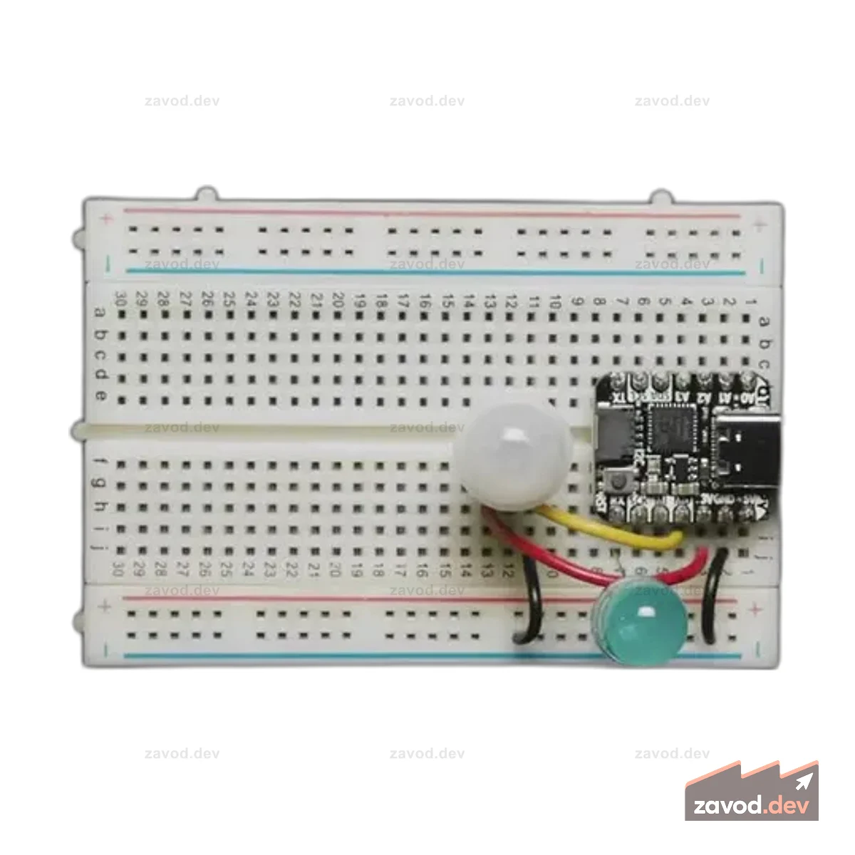 Мини-PIR-датчик движения для макетной платы с 3-контактным разъемом