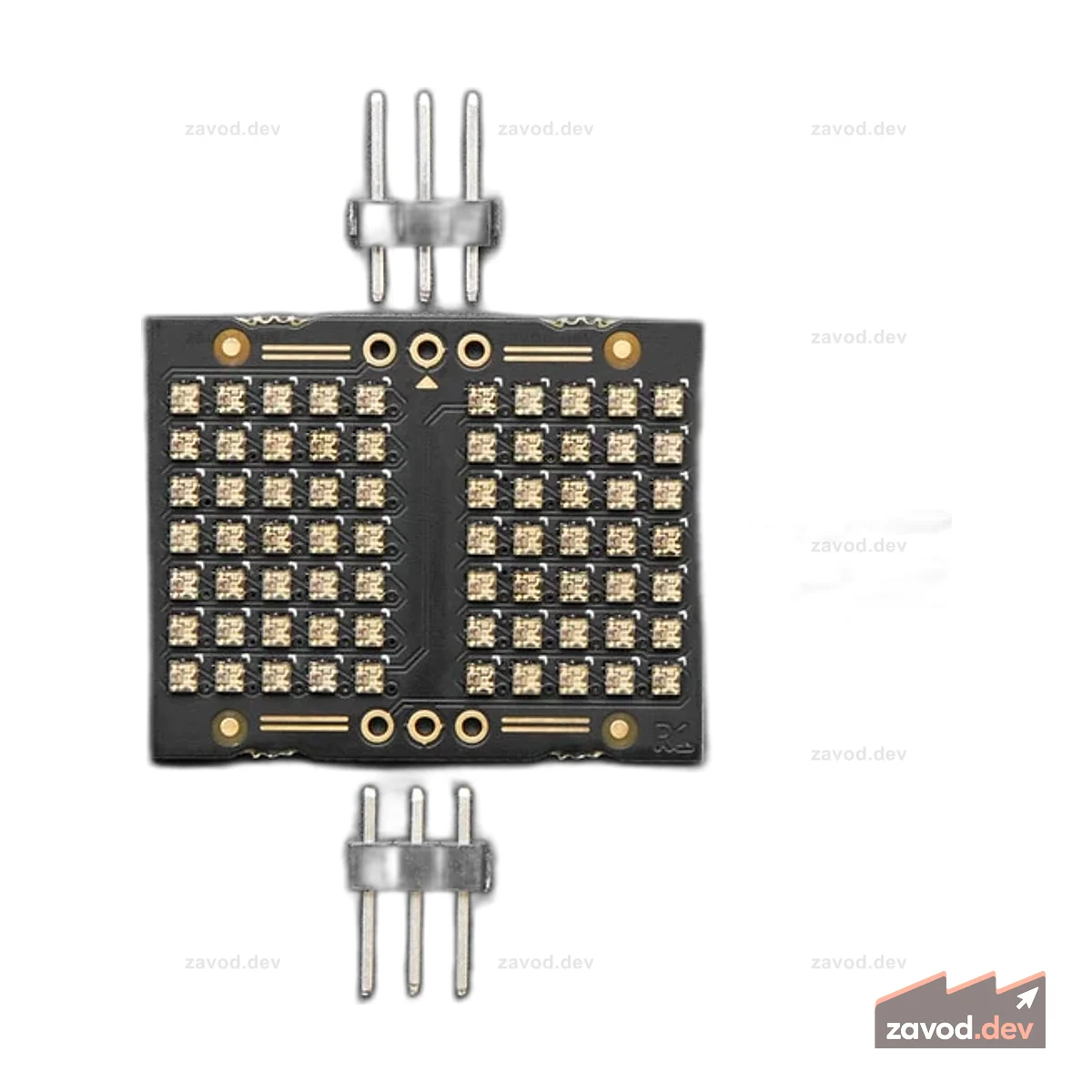 Pixie Chroma — цепной светодиодный матричный RGB-дисплей 5x7 для Arduino от Lixie Labs
