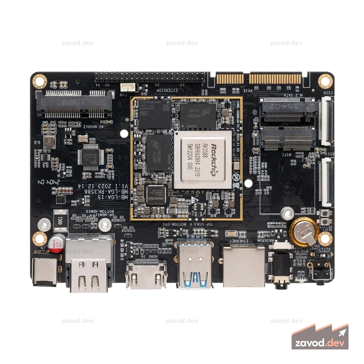 AIO-3588JL Промышленная материнская плата ARM RK3588